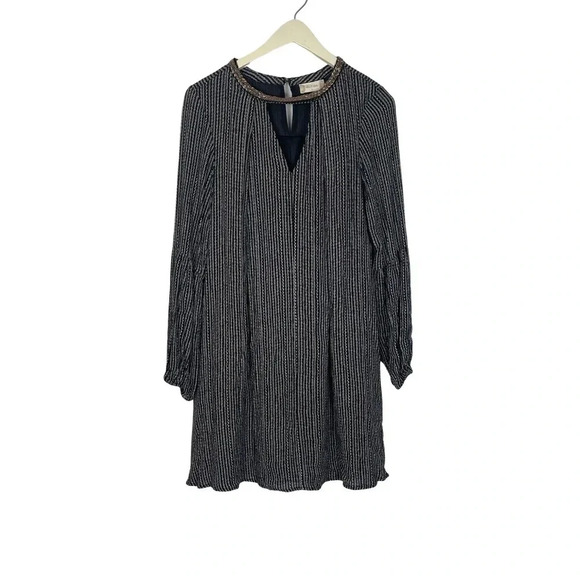 ALTAR'D STATE Black Shift Dress with Beaded Neckline • Size Small - Picture 1 of 5